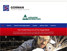 Tablet Screenshot of gormanindustrial.com